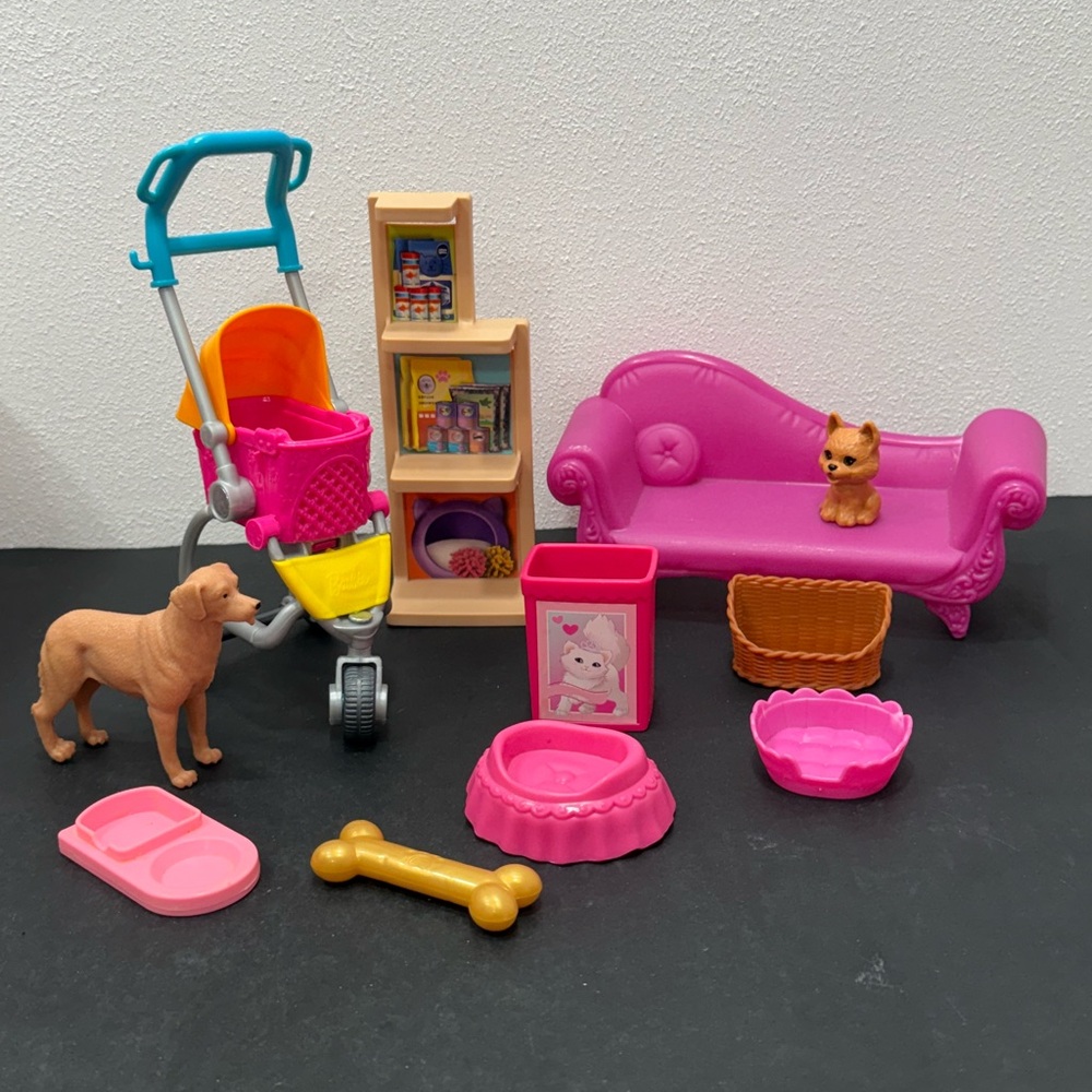 Barbie dog pet items accessories pet stroller-PRICE FIRM